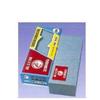 Red Ebimprint Kongo Whetstone, GC Square, 3-Prong, for Knives, Thin, HK-0360