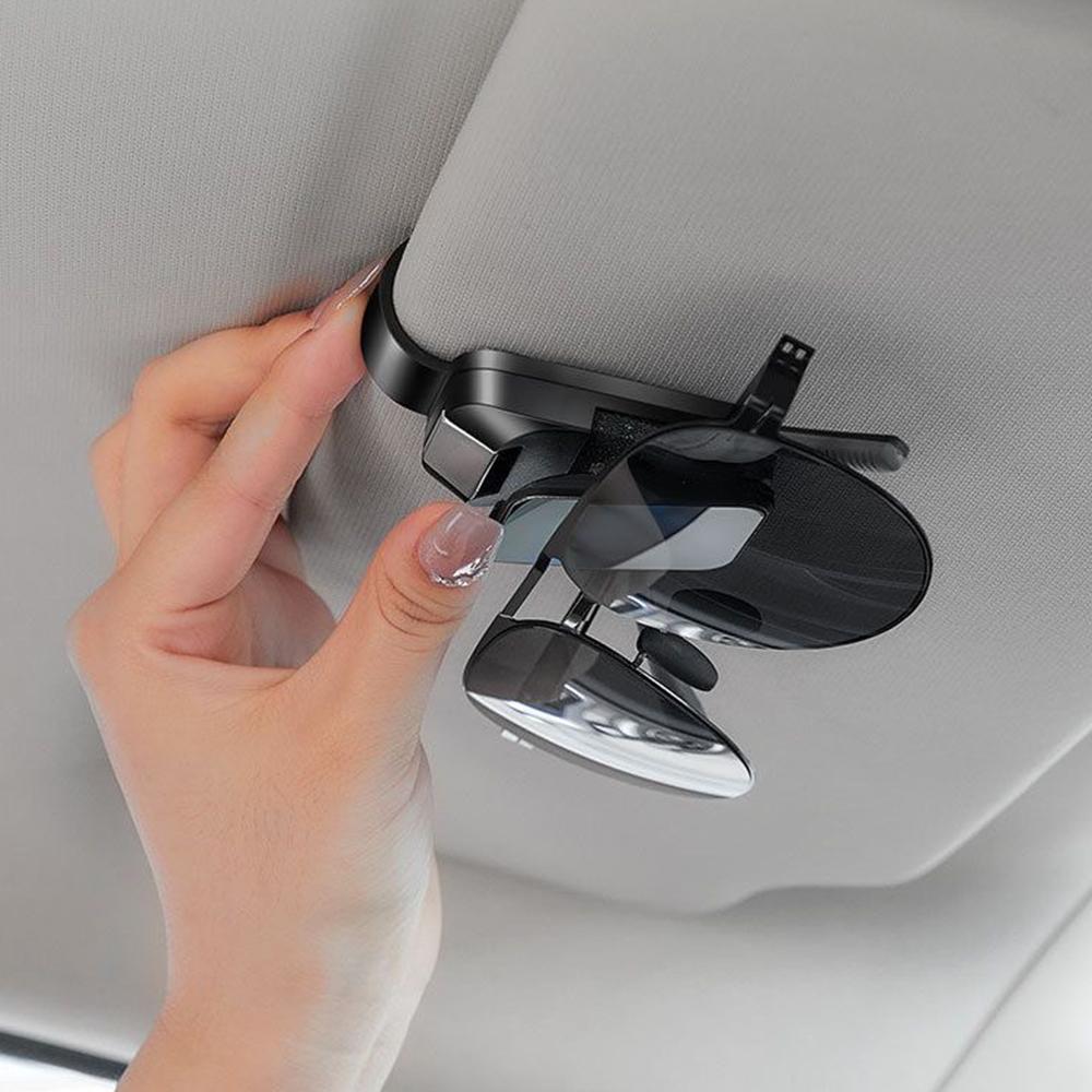 Car Sun Visor Glasses Clip Carbon Fiber Eyeglasses Sunglasses Storage For BYD F3 E6 Atto 3 Yuan Plus Song Max G3 I3 E3 Qin