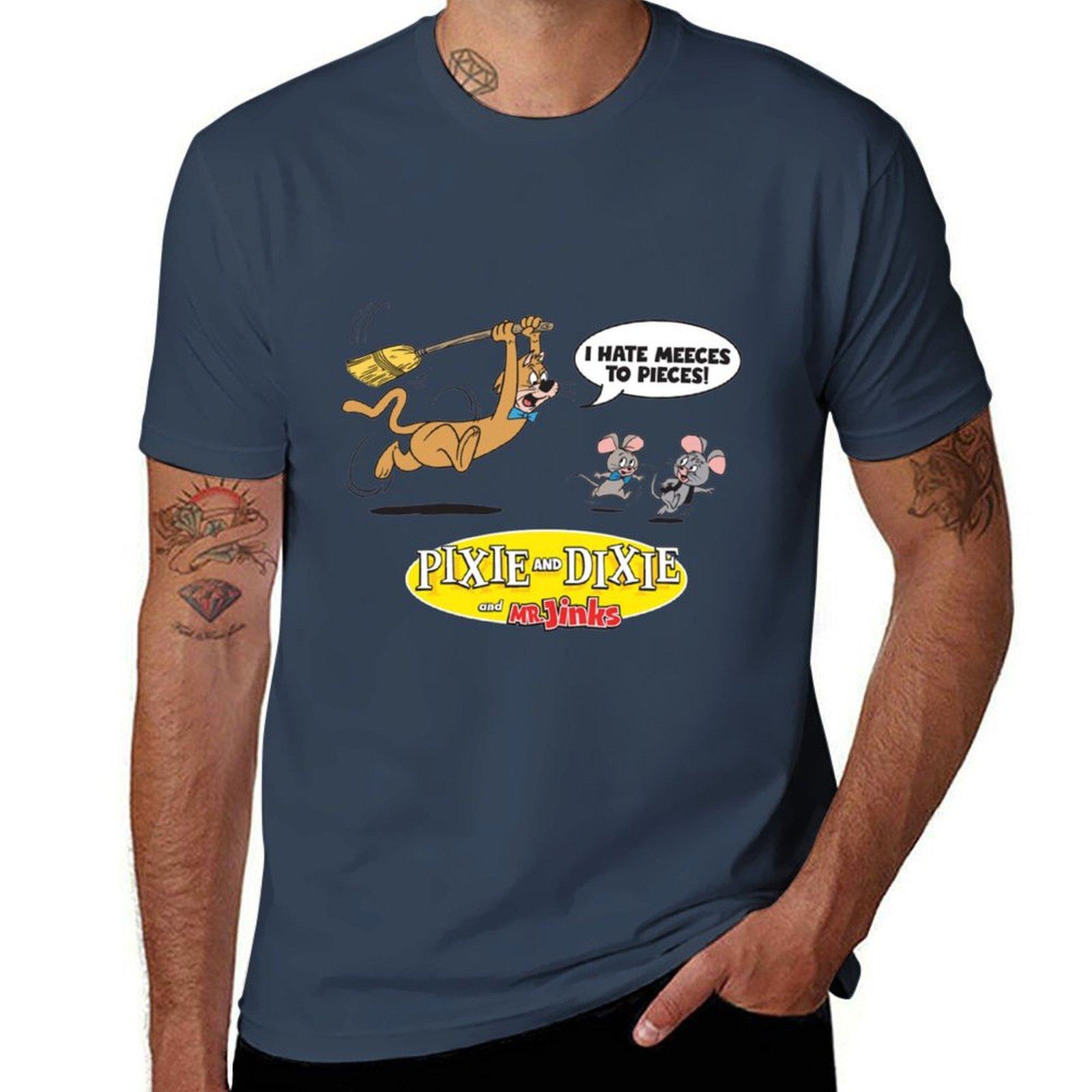 Pixie Dixie I Hate Meeses To Pieces TShirt Unisex t shirt graphic funny t shirts dark humor TShirt S