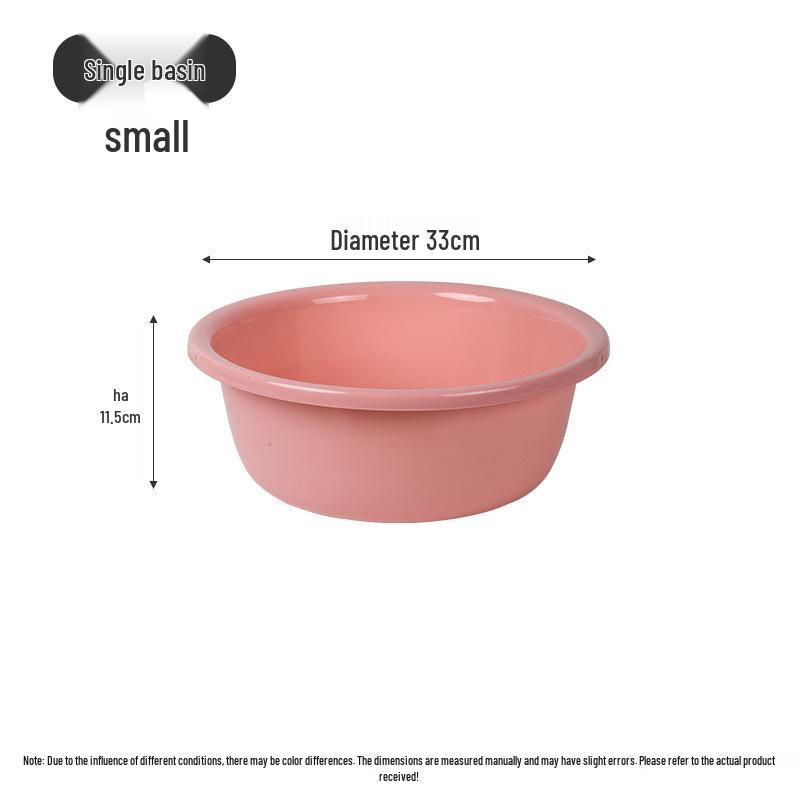 Back-to-School Essentials: Two-Piece Multi-Functional Thickened Washbasin and Handheld Plastic Water Bucket
