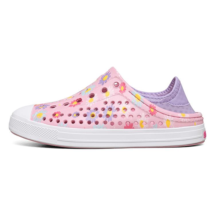 Skechers Summer Breathable Lightweight Comfortable Non-Slip Creek Shoes Slip-On Sandals Kids sandals Pink 302114L-PNK 27.5