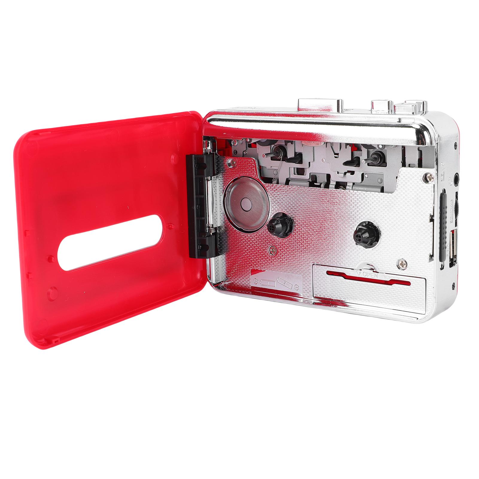 

Cassette Tape Player USB Portable Cassette to MP3 Digital Converter with Built in Speaker and 3.5mm Headphone