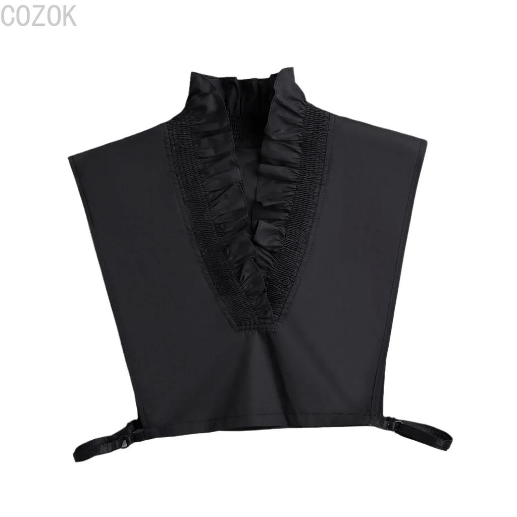 Girls Bowknots Lapel Shirt Detachable Collar Autumn Sweater Blouse Women Fake Collar Girls Removable Shirt Neck False Collar
