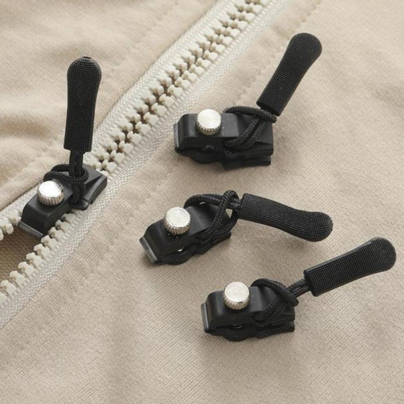 24 Stück Abnehmbare Reißverschlussanhänger Universelle Reißverschlussreparatur Reißverschlussanhänger Endstücke für Jacken Rucksäcke Gepäck