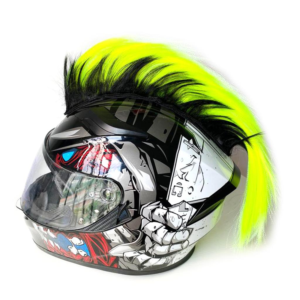 Motorcycle Helmets Cocks Wig Cocks Helmets Decors Eye Catching Designs with Breathable Material for Long Lasting Comfort