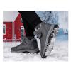 Outdoor Men's Cotton Shoes, Winter High Top Snow Shoes, Hiking Shoes, Waterproof and Plush Snow Boots