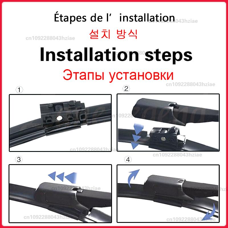 Front Rear Wiper Blades For Mercedes Benz GLA X156 2016 2017 2018 2019 Windshield Windscreen Accessories GLA 200 250 180 220 45
