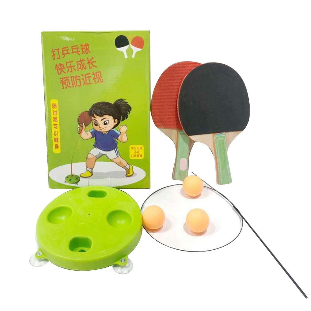 Tischtennis Sport Trainingsgerät Verstellbares Ping Pong Sport Trainingsspielzeug mit Saugfußbasis