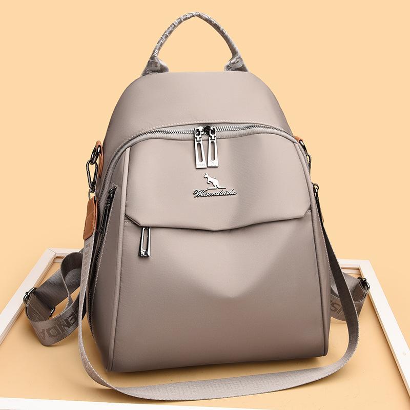 Schoolbag New High-value Oxford Cloth Backpack Women's Lightweight Waterproof and Anti-theft Commuter Backpack Large-capacity Casual Women's Bag