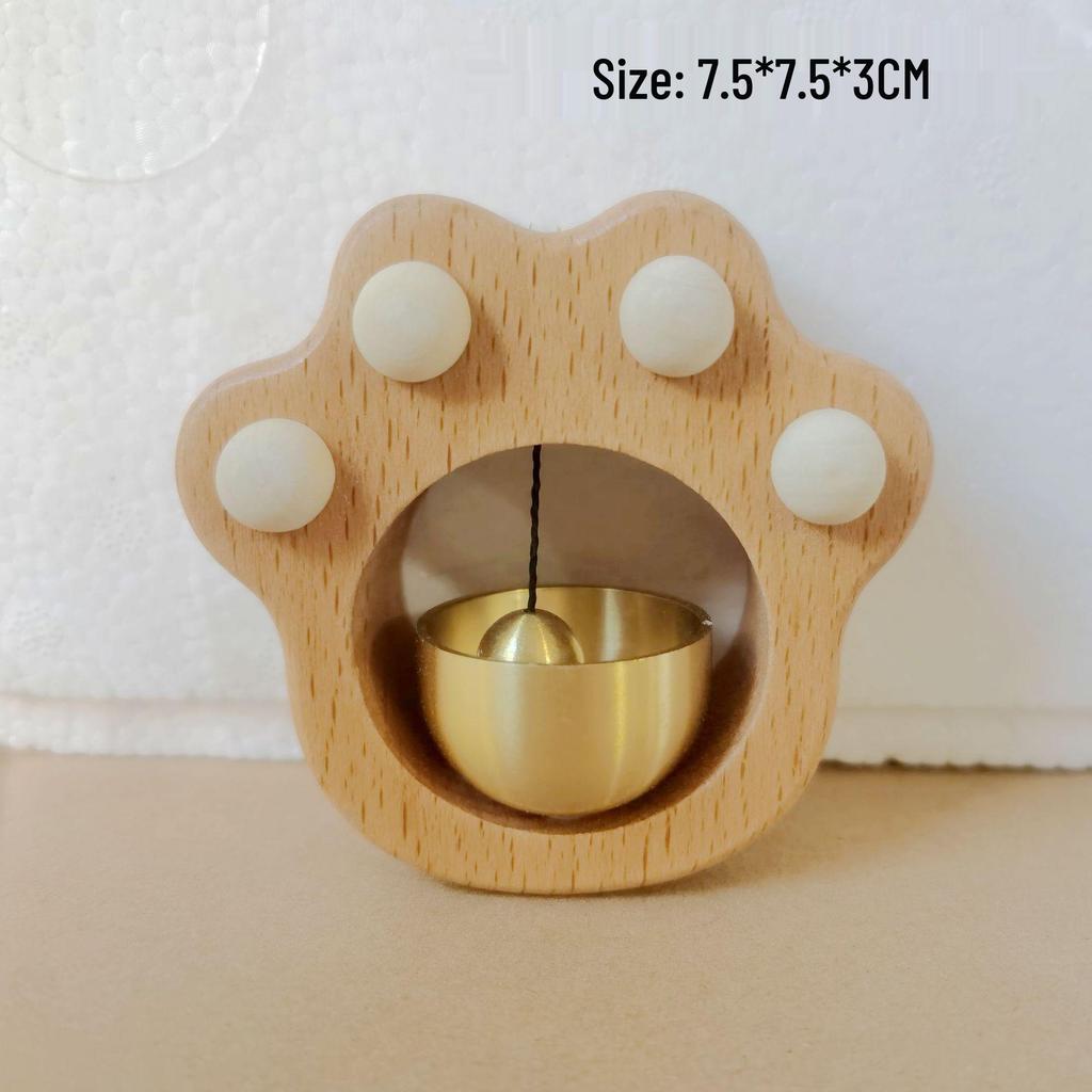 High-End Magnetic Wooden Entryway Wind Chime Doorbell & Feng Shui Ornament