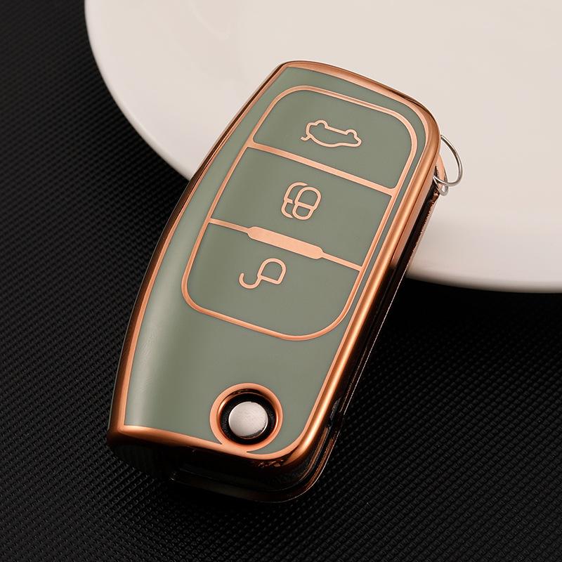 Ford Mondeo Key Set for Fox Wingbo Fiesta Forrest Lincoln Mustang TPU All-inclusive Shell