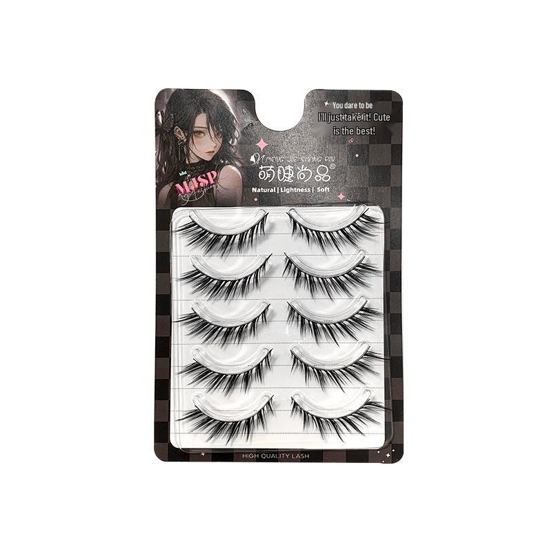 

Mengjie Shangpin Cool Fox Style Natural Long Wispy Eyelashes for Beginners