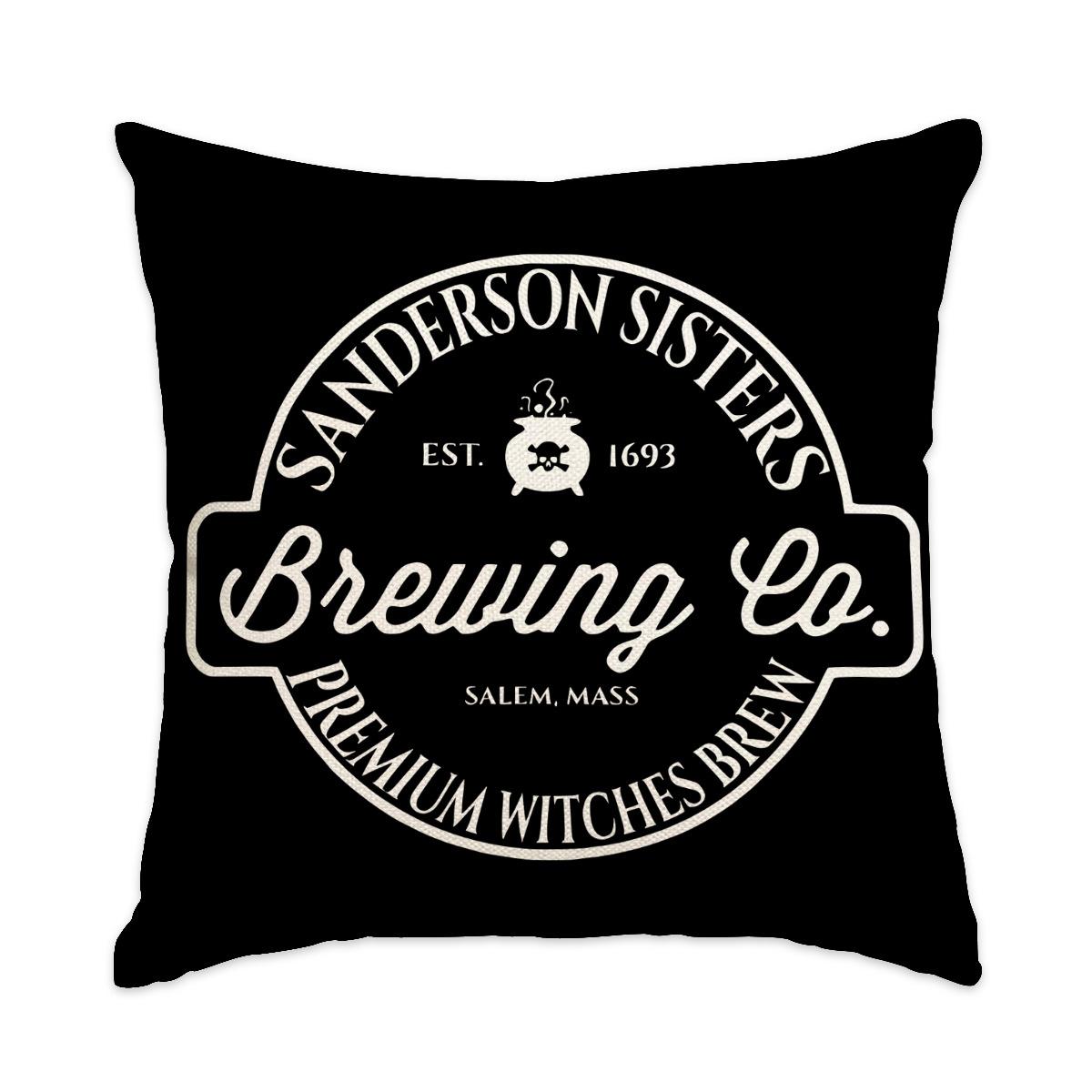 

1pc Halloween Cushion Cover Words Printed Soft Washable for Halloween Themed Party Festival Gift Living Room Bedroom Decoration 45x45cm