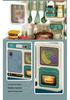 70cm Large Kids' Kitchen Counter Play Set - Cooking, Frying, Spray Simulation Stove Toy
