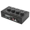 Headphone Amplifier Splitter 4 Channel Stereo Output RCA Input Mini Switcher