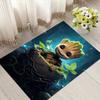 1pc Groot Pattern Area Rug Soft Flannel Floor Mat for Living Room,Office,Bedroom and Carpet,Sofa Coffee Table Floor Mat