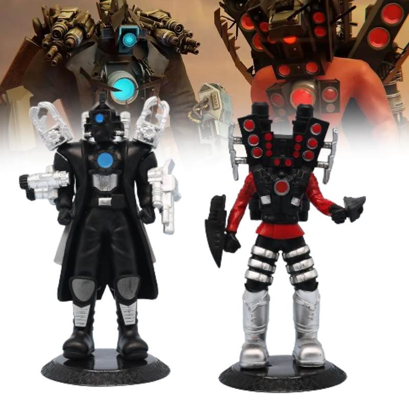 Toaletă Titan Skibidi Speakerman Cameraman Model Jucărie Păpușă Personaj de Desene Animate Joc