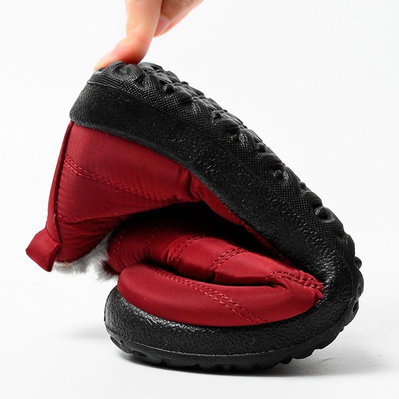 Women's Winter Waterproof Cotton Boots Thick Outsole Non-slip Warm Snow Boots Outdoor Shoes