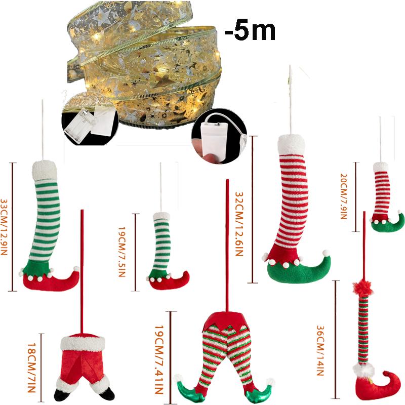 Christmas Tree Decorations Set Christmas Ornaments Hanging Home Decor Living Room Shop New Year Party Holiday Hat Dropshipping