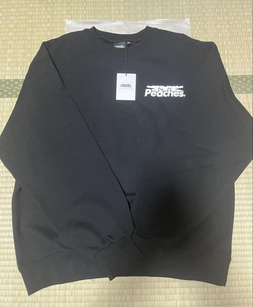 [USED] LE SSERAFIM × Peaches Black Sweatshirt Size L
