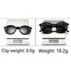 6 In 1 Custom Men Women Optical Magnetic Sunglasses Clip Magnet Clip On Sunglasses Polaroid Glasses Frame