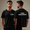 Event Management T-Shirt, Workwear Wedding Festivals Concert Event Orgainsor Tee
