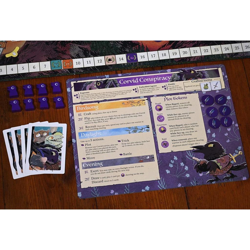 Board Games Cards Riverfolk Underworld Woodland Night Expansion Deck Intellectual Party Game