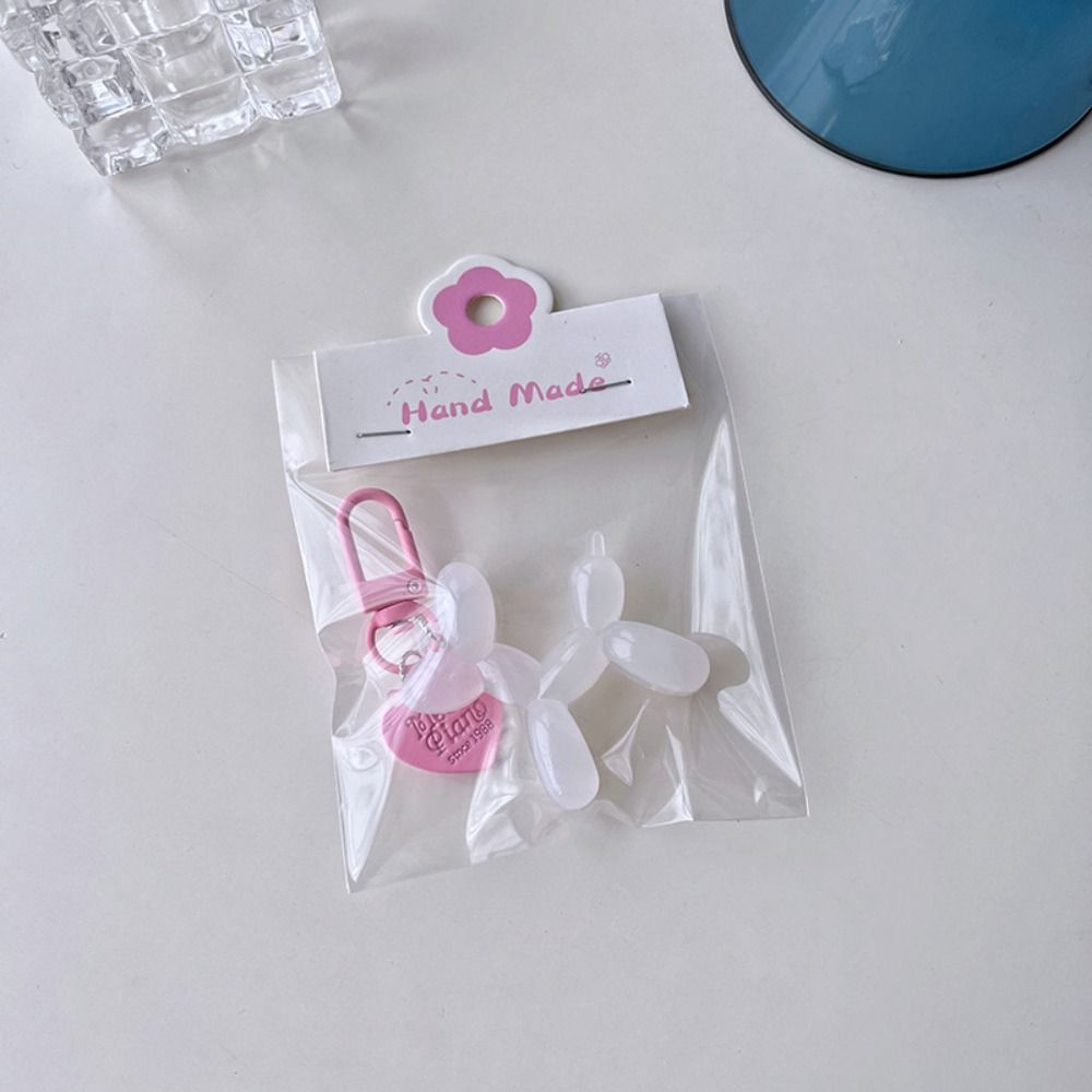 

Acrylic Jelly Balloon Puppy Keychain Dog Cartoon Puppy Pendant Mini Women
