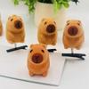 10PCS 3D Capybara Spring Hair Clip Kawaii Animal Hairpin Cartoon Cute Plush Hairpin Duckbill Clips Bangs Clips Hair Accessories