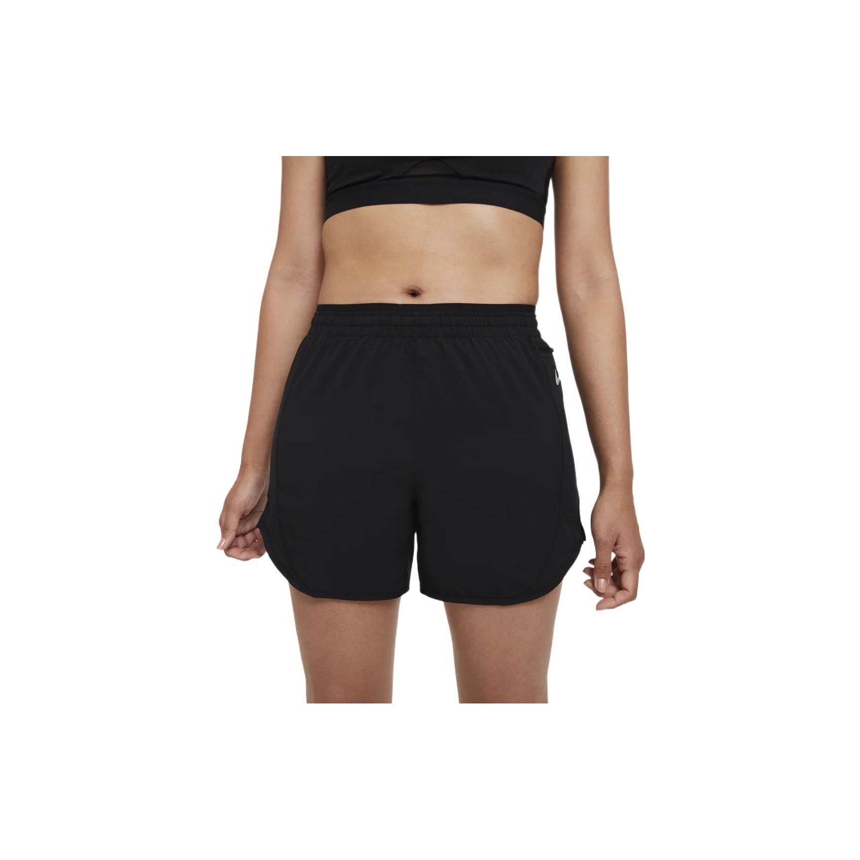 

Nike Elastic Waist Solid Color Casual Straight Shorts Women Bottoms Black CZ9577-010 S
