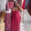 New sexy bandage dress neck hot diamond beads senior sense socialite dinner dress women's clothing