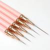 5Pcs Nail Art Brushes,Super Fine Thin Liner Nail Brush Set for Nail Gel Polish Painting Designs Gifts for Women Girls