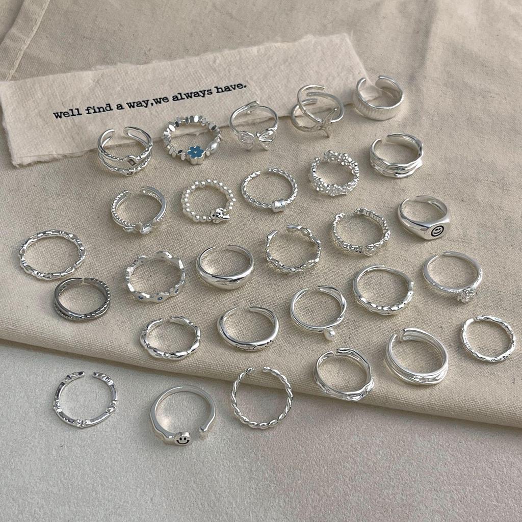 Elegante Anello Aperto in Argento Sterling 925 per Donna: Lussuoso, Durevole, Versatile, Design Inalterabile.