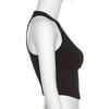 Ribbed Solid Tank Tops Women Skinny O-Neck Sleeveless Body-Shaping Undefined All-Matching Vest Female Streetwear Clothing
