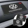 Car Coaster Mat Water Cup Pad PVC Silicone Non-Slip Pad Emblem Auto Accessories For Volkswagen VW GTI Polo Golf Passat Scirocco tik077