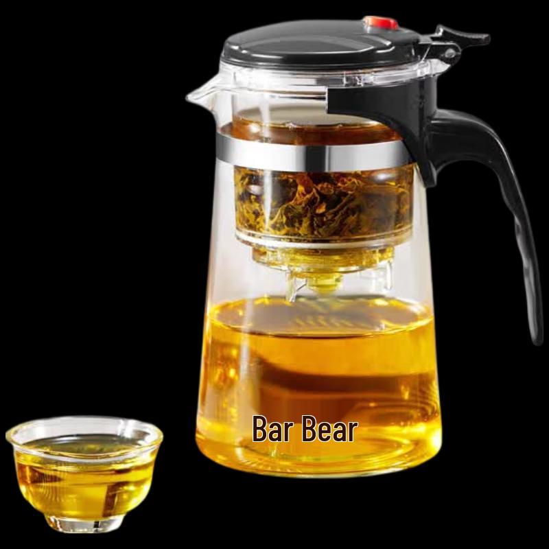 Bear Heat-Resistant Glass Teapot