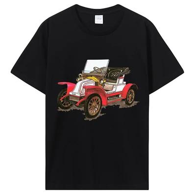 Tricou cu mașină clasică Tricou din bumbac de vară pentru îmbrăcăminte grafică creativă unisex Tricou amuzant Tricou hip hop Îmbrăcăminte de stradă