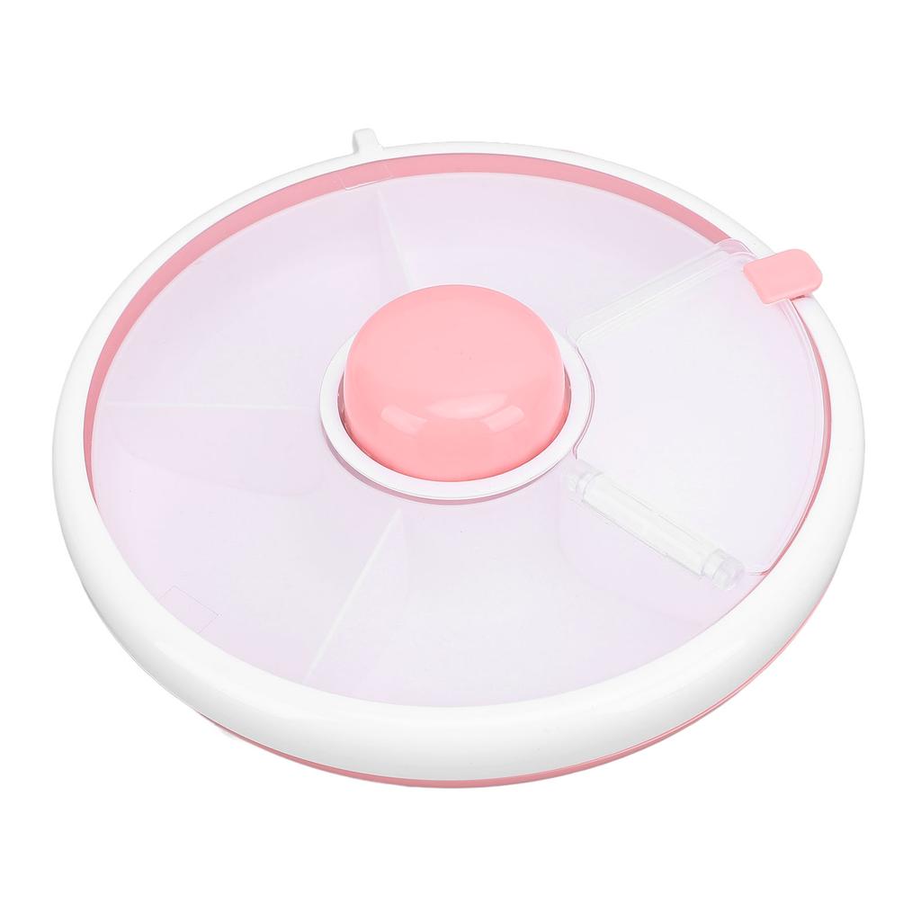 360 Degrees  Rotating Snack Container Large Capacity Sealing Kids Fruit Storage Box Bundle with Lid for