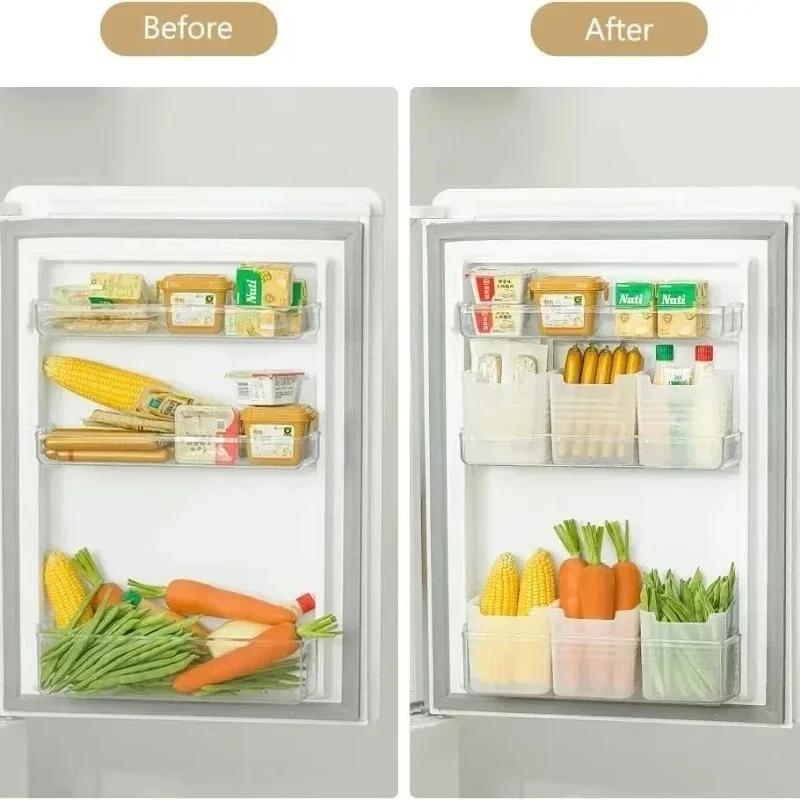 Refrigerator Storage Boxes Food Fresh Organizer Cold Storage Crisper Fruit Spice Food Container Boxes Home Kitchen Box