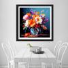 5d DIY Diamond Painting Cross Stitch Oil Painting Flower Vase Diamond Embroidery Mosaic Full Round Drill Home Decor Arts