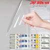 30x80cm Kitchen Oil Proof Wallpaper Waterproof Removable Wall Stickers Heat Resistant Transparent