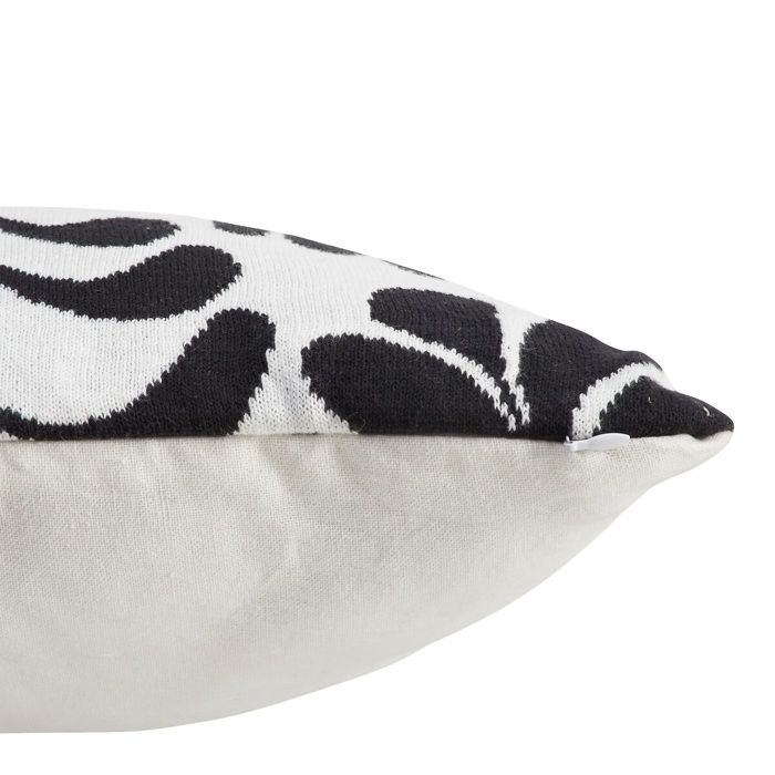 Coussin effet tricot 40 x 40 cm Twisted Lime