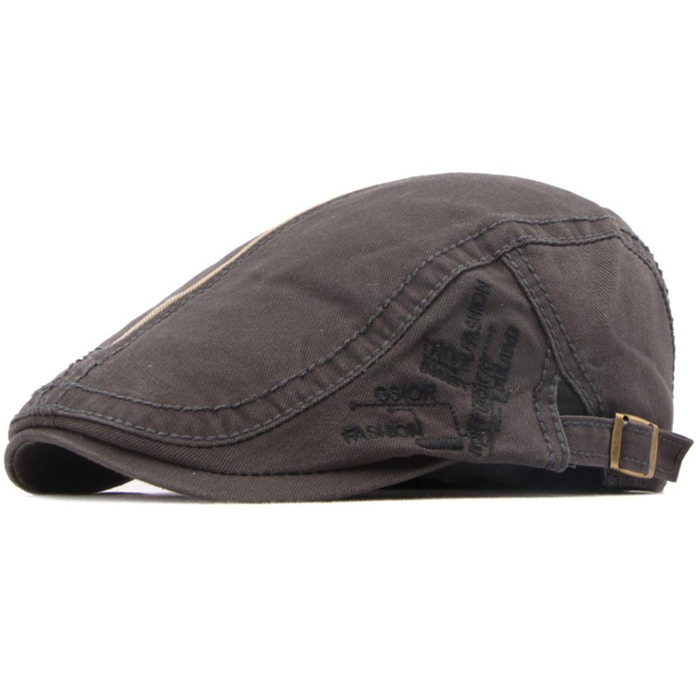 HT4634 Berets Spring Summer Autumn Men Women Cap Artist Painter Beret Hat Male Female Adjustable Ivy Flat Cap Cotton Beret Cap