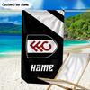 1PC Custom Name Beach Towel Fulham FC Crest Beach Towel, Suitable for Camping, Travel, Beach Accessories, Super Absorbent, Family Gift