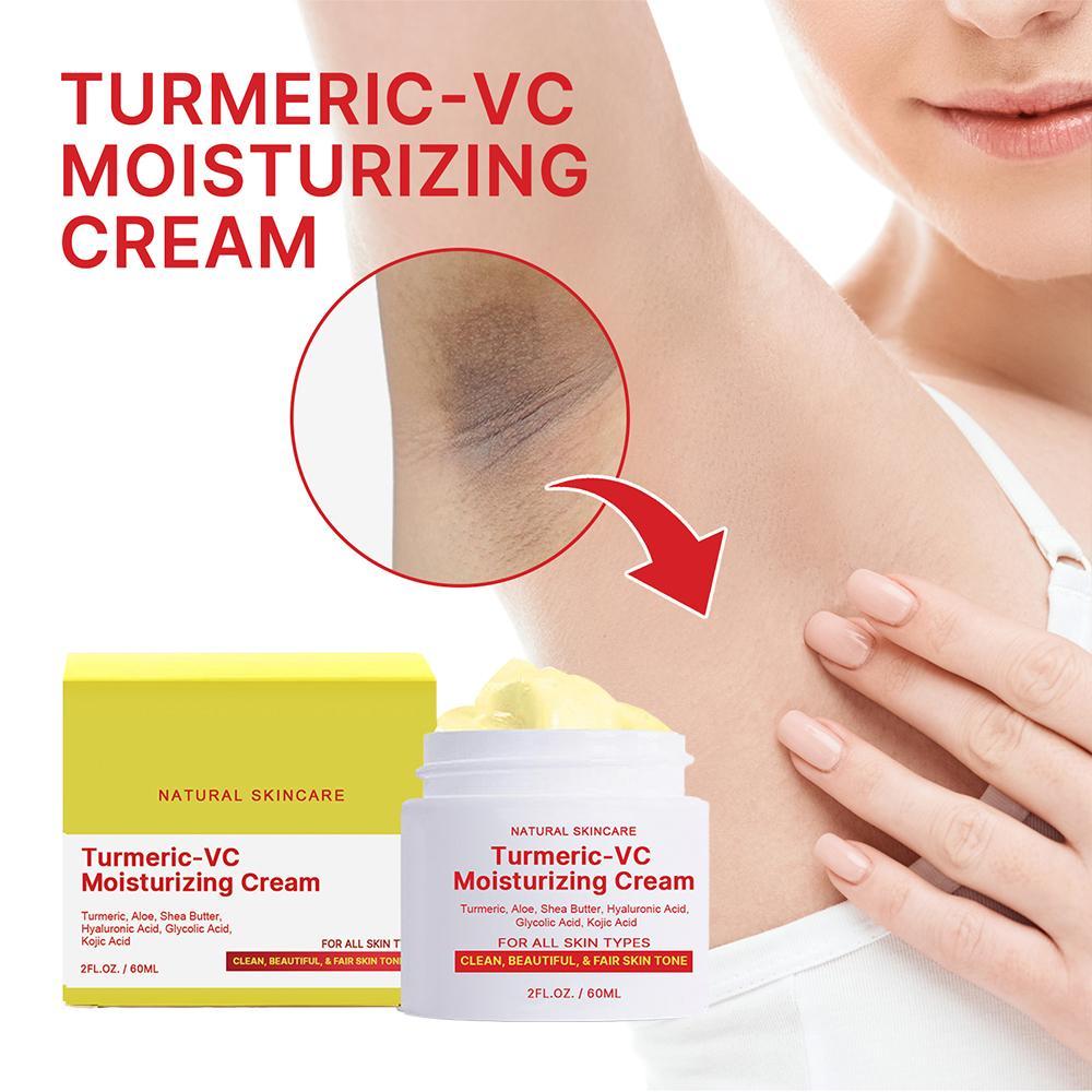 

60ml Turmeric Face Whitening Cream Brightening Lighten Cream Acne For Body Skin Remove Care Moi R1L2 white-60ml