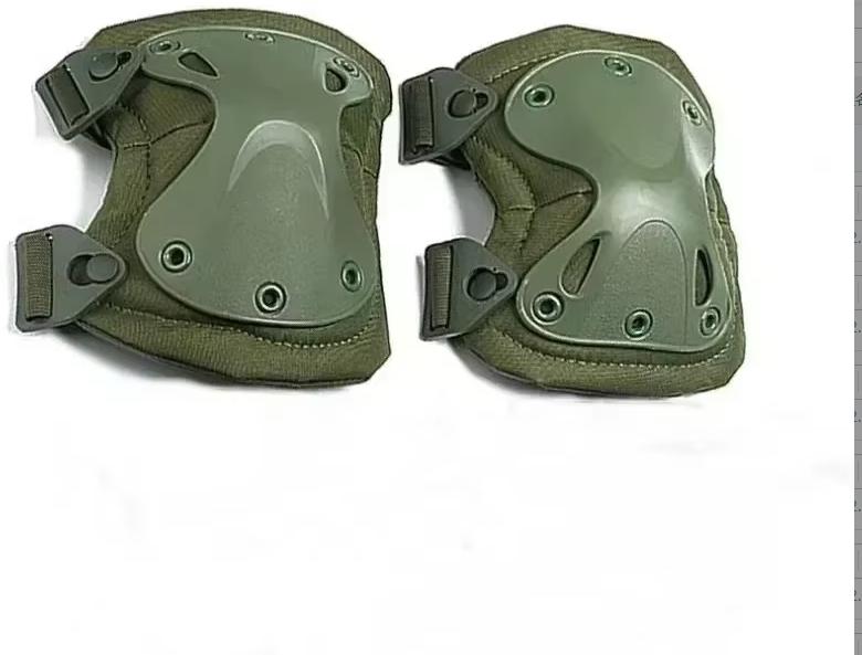 Taktische Schutzausrüstung für den Außenbereich, 4er-Set, Knieschützer, Ellenbogenschützer für den Outdoor-Radsport, Bergsteigen und Wandern, Schutzsport