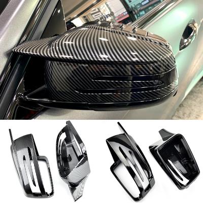 Para Mercedes Benz ABCES CLA GLA GLK Classe W176 W246 W204 W212 W221 C177 X204 X156 Espelho Retrovisor de Fibra de Carbono