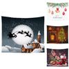 Festlicher Weihnachts-Wandteppich Wandbehang Kunst in exquisitem Design zur Heimdekoration