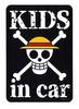 General Sticker LCS-523 One Piece Straw Hat Crew KIDS In Car Sticker Pack of 1