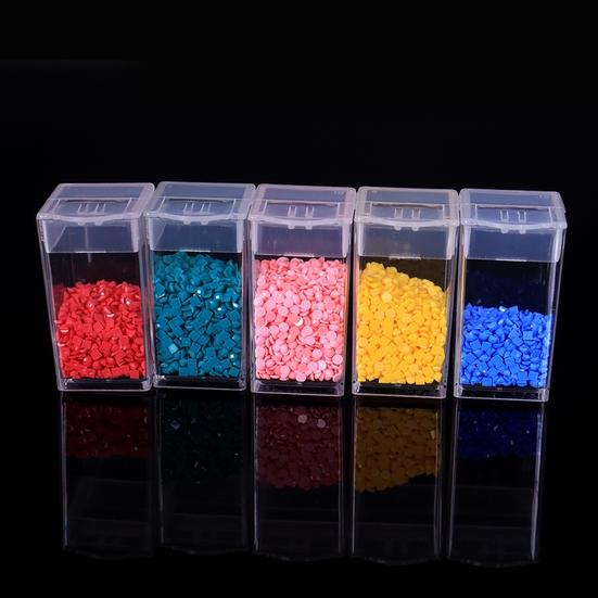32/64 Grid Transparent Visible Organizer Bead Handle Separate Grids Diamond Painting Rhinestone Storage Box